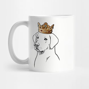 Labrador Retriever Dog King Queen Wearing Crown Mug